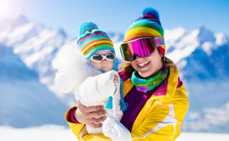 partir au ski avec bebe